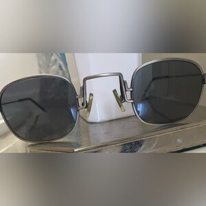 LANVIN made in France Stylish Black Sunglasses